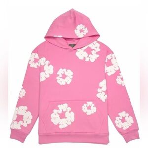 Denim Tears Pink Cotton Wreath Hoodie | XL | New With Tags | Authentic